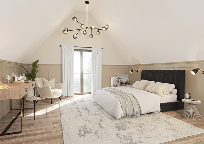 Bruschal (Blackout), Light Grey - Made to Measure Curtains - Image 8